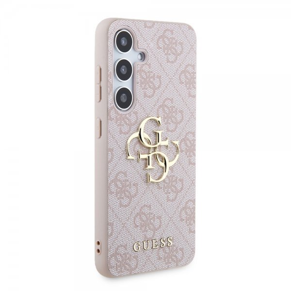 Guess Samsung Galaxy S24 Cover 4G Metal Logo Pink