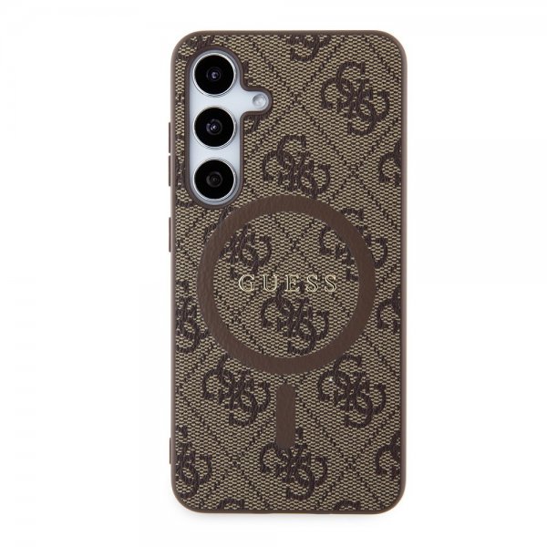 Guess Samsung Galaxy S24 Cover 4G Pattern MagSafe Brun