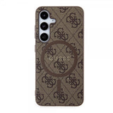 Guess Samsung Galaxy S24 Cover 4G Pattern MagSafe Brun