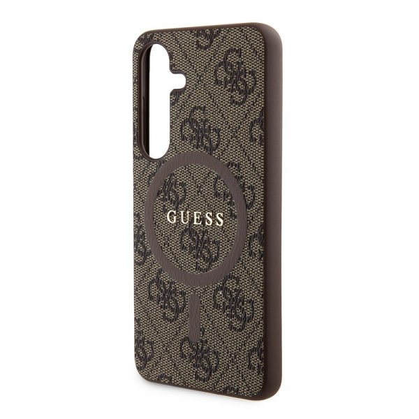 Guess Samsung Galaxy S24 Cover 4G Pattern MagSafe Brun