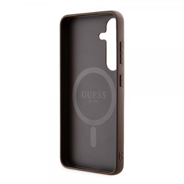 Guess Samsung Galaxy S24 Cover 4G Pattern MagSafe Brun