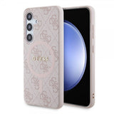 Guess Samsung Galaxy S24 Cover 4G Pattern MagSafe Pink