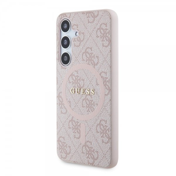 Guess Samsung Galaxy S24 Cover 4G Pattern MagSafe Pink