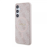 Guess Samsung Galaxy S24 Cover 4G Pattern MagSafe Pink