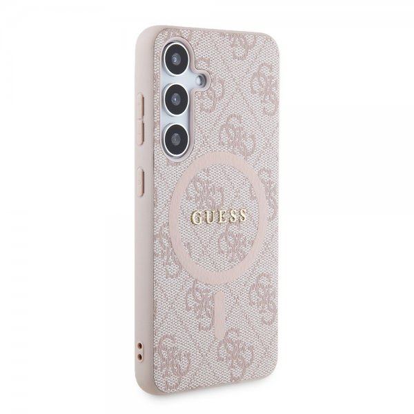 Guess Samsung Galaxy S24 Cover 4G Pattern MagSafe Pink