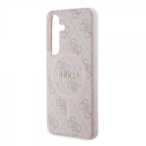 Guess Samsung Galaxy S24 Cover 4G Pattern MagSafe Pink