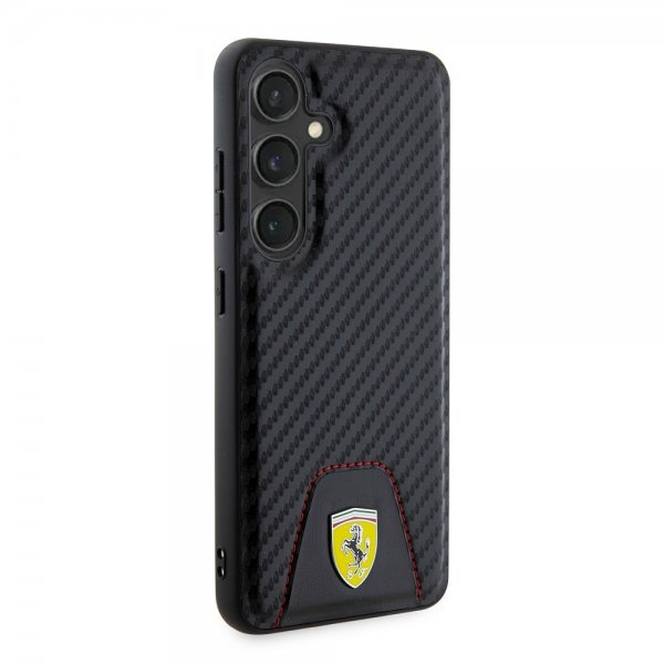 Ferrari Samsung Galaxy S24 Cover Carbon & Stripe Sort