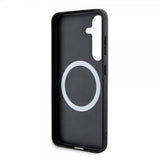 BMW Samsung Galaxy S24 Cover Carbon Tricolor Stripe MagSafe Sort
