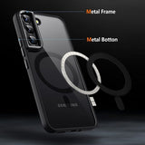 Samsung Galaxy S24 Cover Farvet Kant MagSafe Sort
