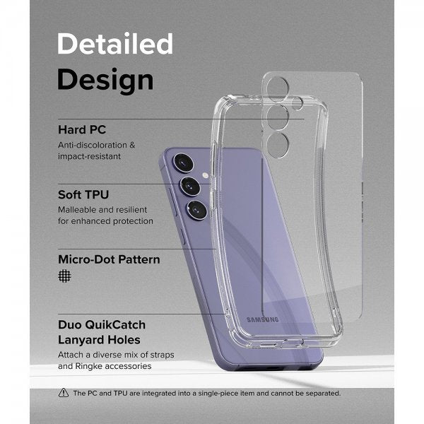 Ringke Samsung Galaxy S24 Cover Fusion Clear