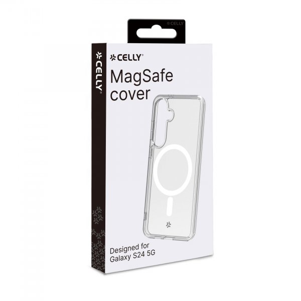 Celly Samsung Galaxy S24 Cover GELSKINMAG MagSafe Gennemsigtig