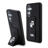 Karl Lagerfeld Samsung Galaxy S24 Cover Grip & Stand Saffiano Sort