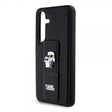 Karl Lagerfeld Samsung Galaxy S24 Cover Grip & Stand Saffiano Sort