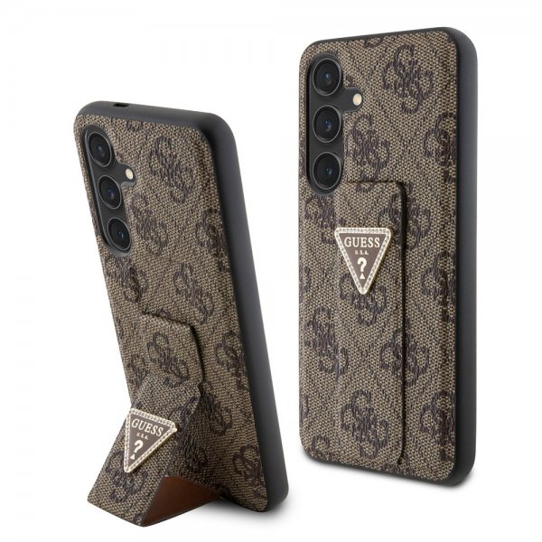 Guess Samsung Galaxy S24 Skal Grip Stand Funktion Brun