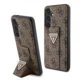 Guess Samsung Galaxy S24 Skal Grip Stand Funktion Brun
