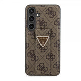 Guess Samsung Galaxy S24 Skal Grip Stand Funktion Brun