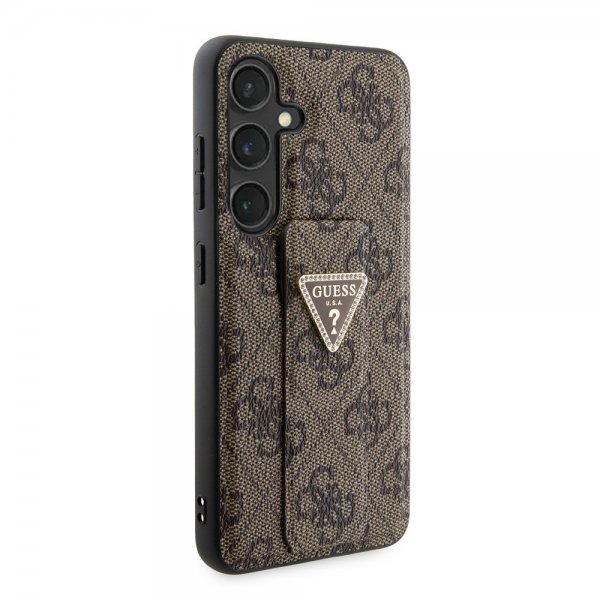 Guess Samsung Galaxy S24 Skal Grip Stand Funktion Brun