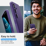 Spigen Samsung Galaxy S24 Cover Liquid Air Deep Purple