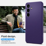 Spigen Samsung Galaxy S24 Cover Liquid Air Deep Purple