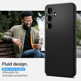 Spigen Samsung Galaxy S24 Cover Liquid Air Mat Sort