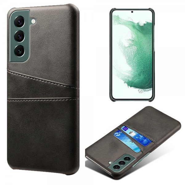 Samsung Galaxy S24 Cover med to Kortlommer Sort