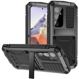 R-JUST Samsung Galaxy S24 Cover Metal Stødsikkert Sort