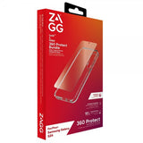 ZAGG Samsung Galaxy S24 Cover og Skærmbeskytter Luxe & Glass 360 Protect Bundle