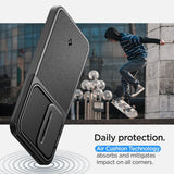 Spigen Samsung Galaxy S24 Cover Optik Armor Sort