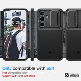Spigen Samsung Galaxy S24 Cover Optik Armor Sort