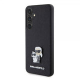 Karl Lagerfeld Samsung Galaxy S24 Cover Saffiano Karl & Choupette Sort