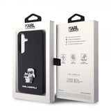 Karl Lagerfeld Samsung Galaxy S24 Cover Saffiano Karl & Choupette Sort