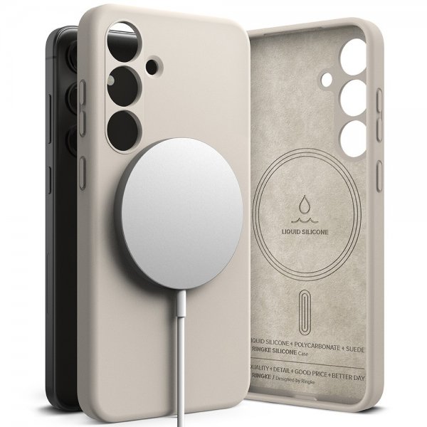 Ringke Samsung Galaxy S24 Cover Silikone Magnetic Stone