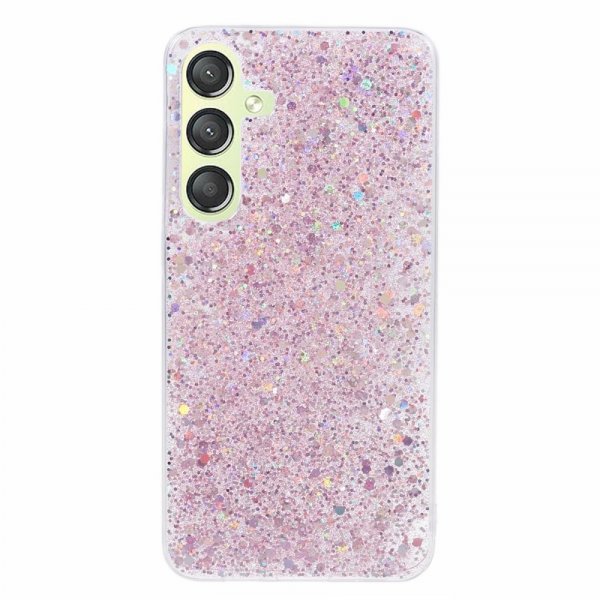 Nordic Covers Samsung Galaxy S24 Cover Sparkle Series Blossom Pink