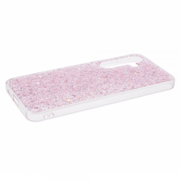 Nordic Covers Samsung Galaxy S24 Cover Sparkle Series Blossom Pink