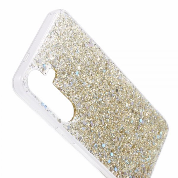 Nordic Covers Samsung Galaxy S24 Cover Sparkle Series Citrine Gold