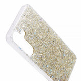 Nordic Covers Samsung Galaxy S24 Cover Sparkle Series Citrine Gold