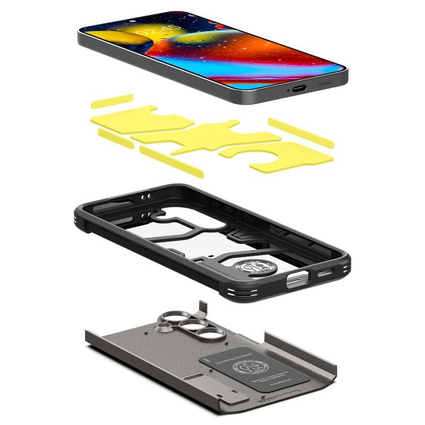 Spigen Samsung Galaxy S24 Cover Tough Armor Gunmetal