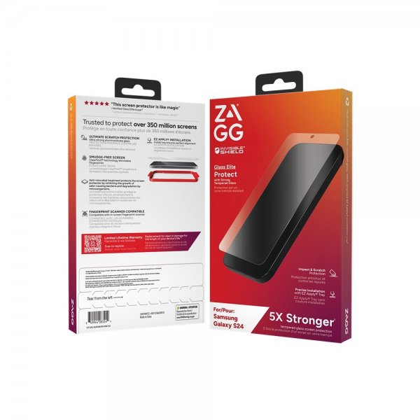 ZAGG InvisibleShield Samsung Galaxy S24 Skærmbeskyttelse Glass Elite