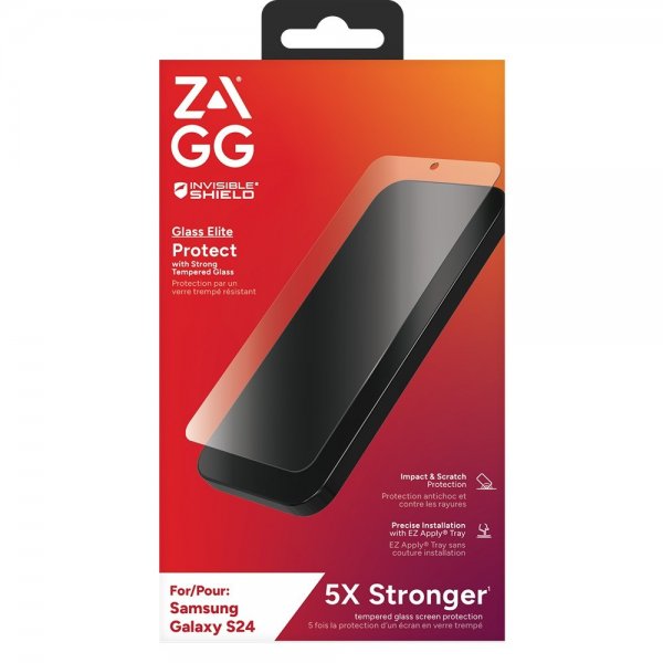 ZAGG InvisibleShield Samsung Galaxy S24 Skærmbeskyttelse Glass Elite