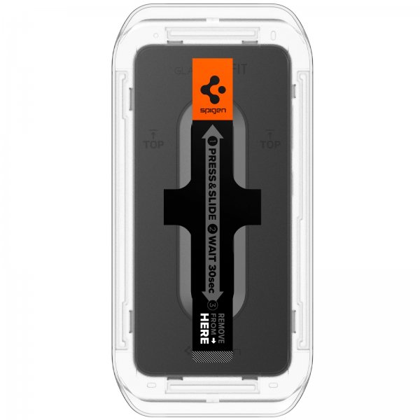 Spigen Samsung Galaxy S24/Galaxy S25 Skærmbeskyttelse GLAS.tR EZ Fit 2-pak