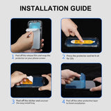 Enkay Samsung Galaxy S24 Skærmbeskyttelse med Monteringsramme Easy Install