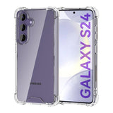 Samsung Galaxy S24 Cover Stødsikkert Gennemsigtigt