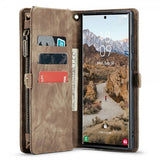 CaseMe Samsung Galaxy S24 Ultra Cover 008 Series Aftageligt Cover Brun