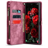 CaseMe Samsung Galaxy S24 Ultra Cover 008 Series Aftageligt Cover Rød