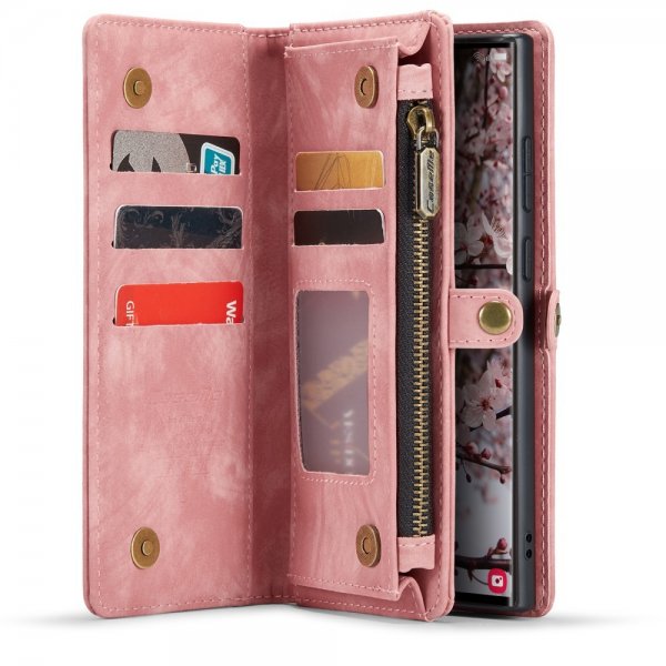 CaseMe Samsung Galaxy S24 Ultra Cover 008 Series Aftageligt Cover Rosa