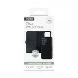 Xqisit Samsung Galaxy S24 Ultra Etui 2-i-1 Wallet Case Sort