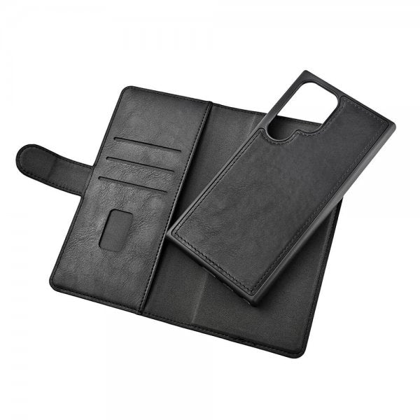Gear Samsung Galaxy S24 Ultra Cover 3 Kortpladser Aftagelig Skal Sort