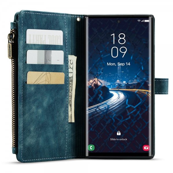 CaseMe Samsung Galaxy S24 Ultra Cover C30 Series Blå