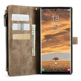 CaseMe Samsung Galaxy S24 Ultra Cover C30-serien Brun