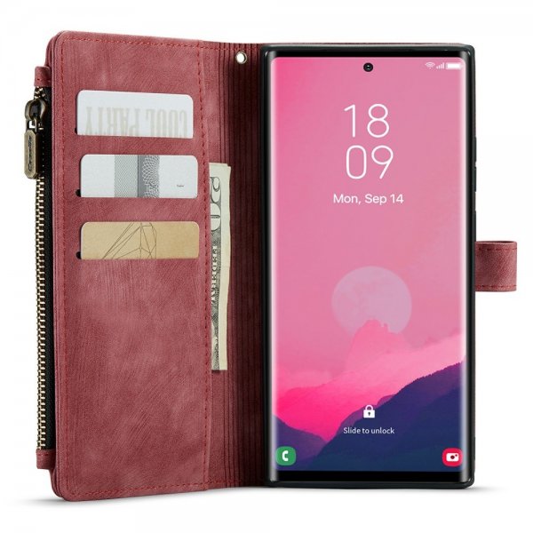 CaseMe Samsung Galaxy S24 Ultra Cover C30 Series Rød